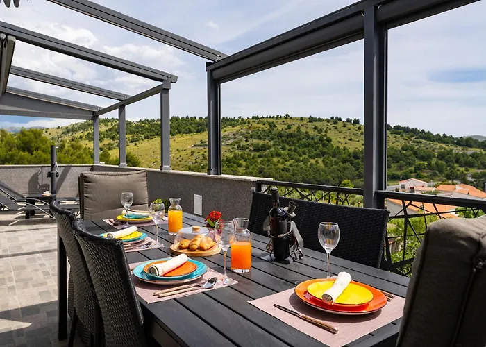 דירה My Dalmatia - Sea View Penthouse Nikita